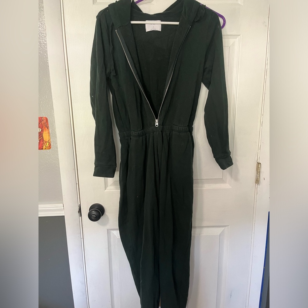 Old navy small green sweat jumpsuit